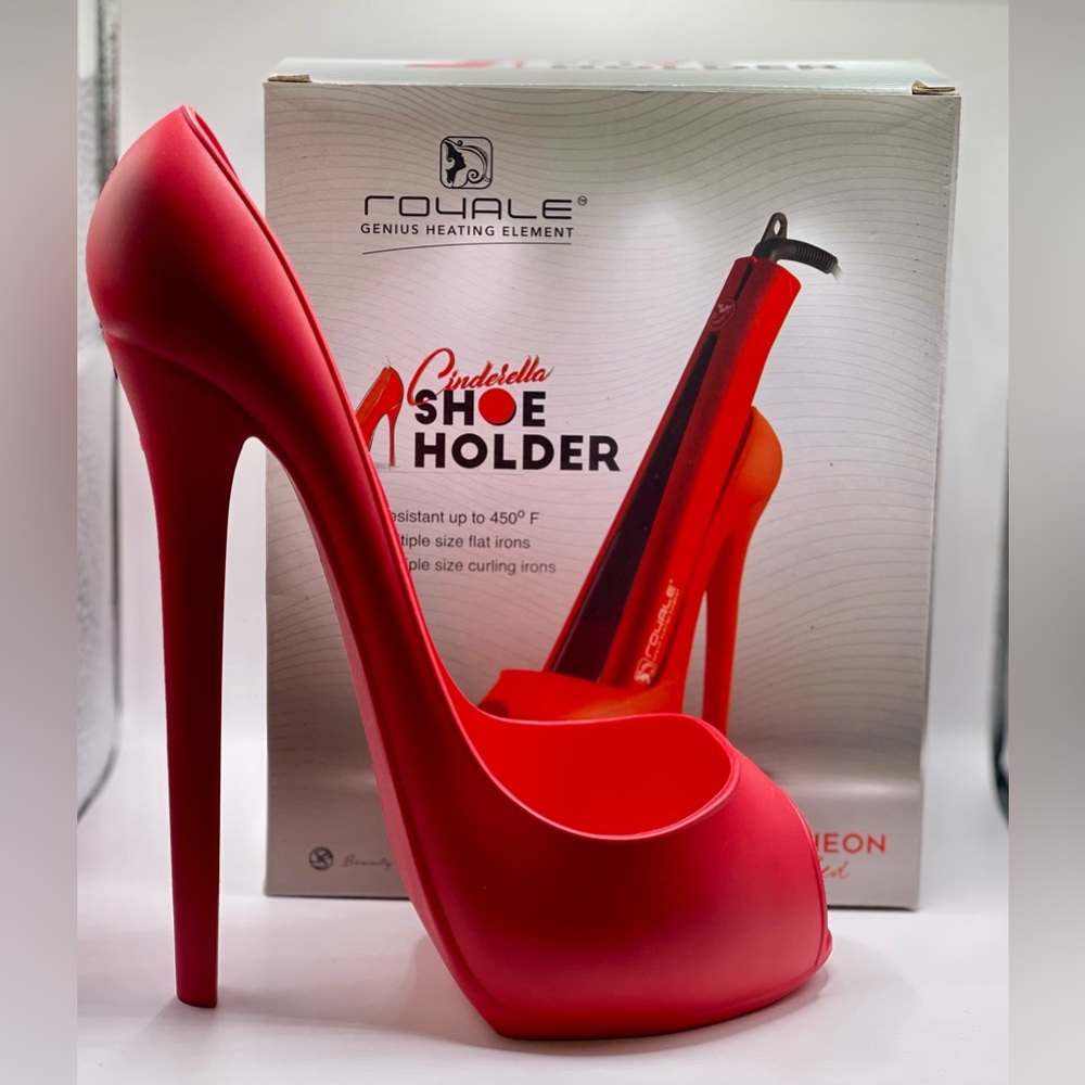 NEW‼️ ROYALE CINDERELLA SHOE HOLDER Hair straightener flat iron heat resistant